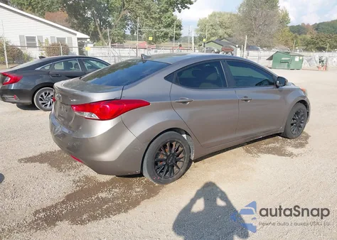 2011 Hyundai Elantra Gls из США, поврежденный, VIN 5NPDH4AE3BH042051